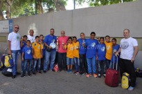  بالصور: عودة لاعبي فريق مدرسة حسن عرفة لكرة اليد إلى ديارهم بسلام 